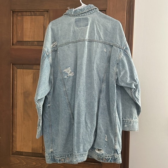 American Eagle long jean jacket - Picture 4 of 5